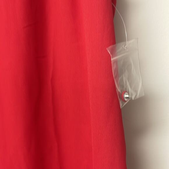 NWT Bisou Bisou Red Sleeveless Dress Size 14 - Picture 4 of 7